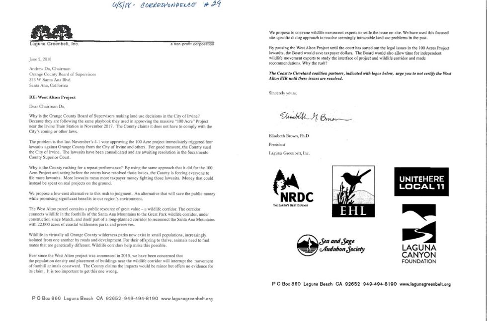 Coast to Cleveland letter 2018