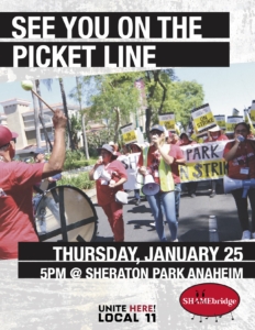 See you on the picket line in Anaheim on Jan 25, 2024