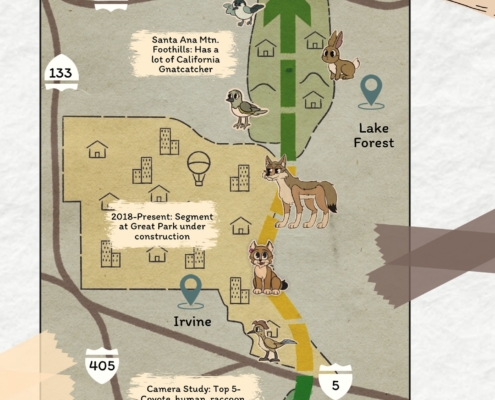 Map of the Laguna Greenbelt and Irvine-