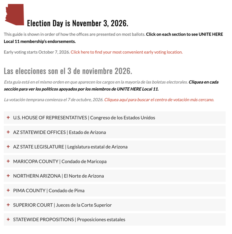 Local 11's Arizona voter guide