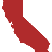 The shape of the US state of California