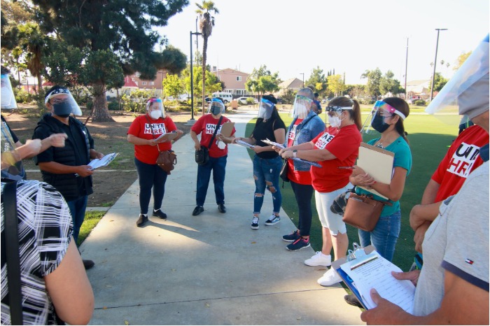 Local 11 workers canvass to make LA a better place
