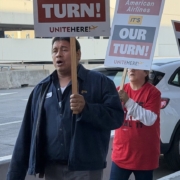 Airline catering workers picket at LAX 12/17/25