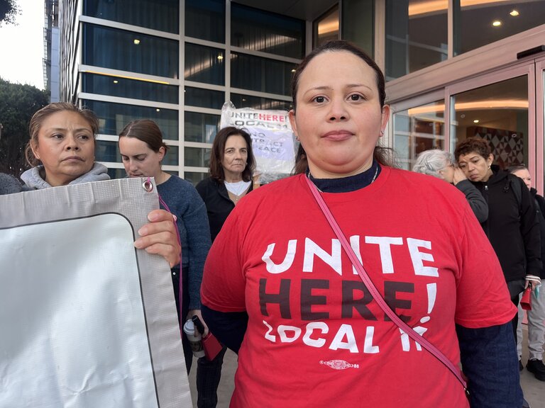 Hotel worker stands up against sexual harassment