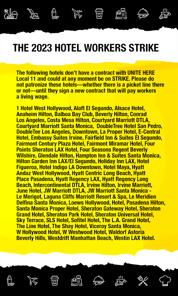 2023 CONTRACT FIGHT - UNITE HERE Local 11