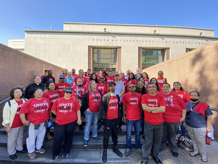 Universal Studios Hollywood workers are fighting for livable wages